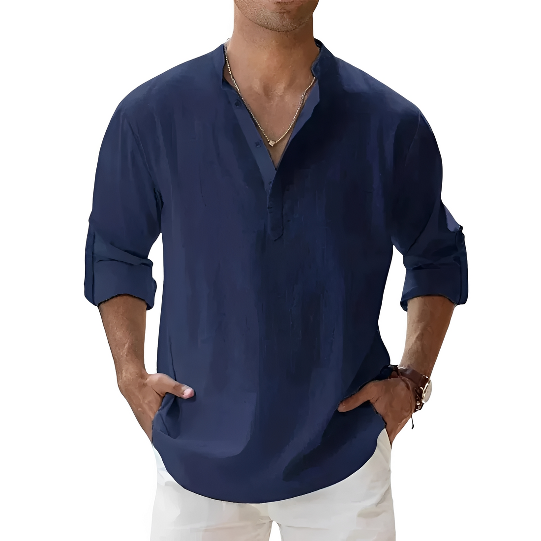 Luca - Camisa casual com mangas compridas