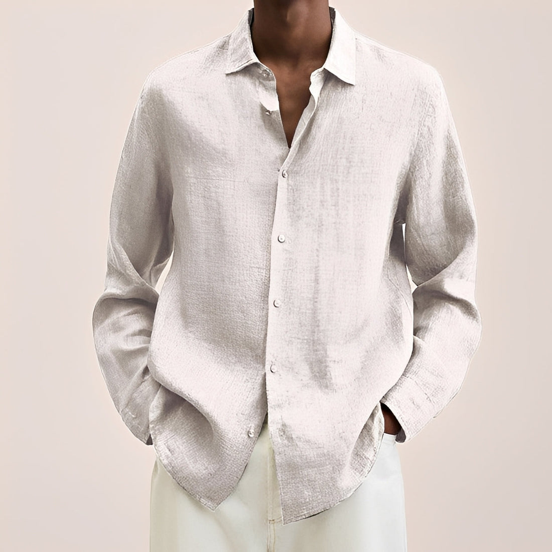 Klent - Camisa clássica de mangas compridas