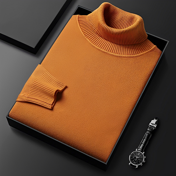 Patrick - Camisola de gola alta elegante e macia