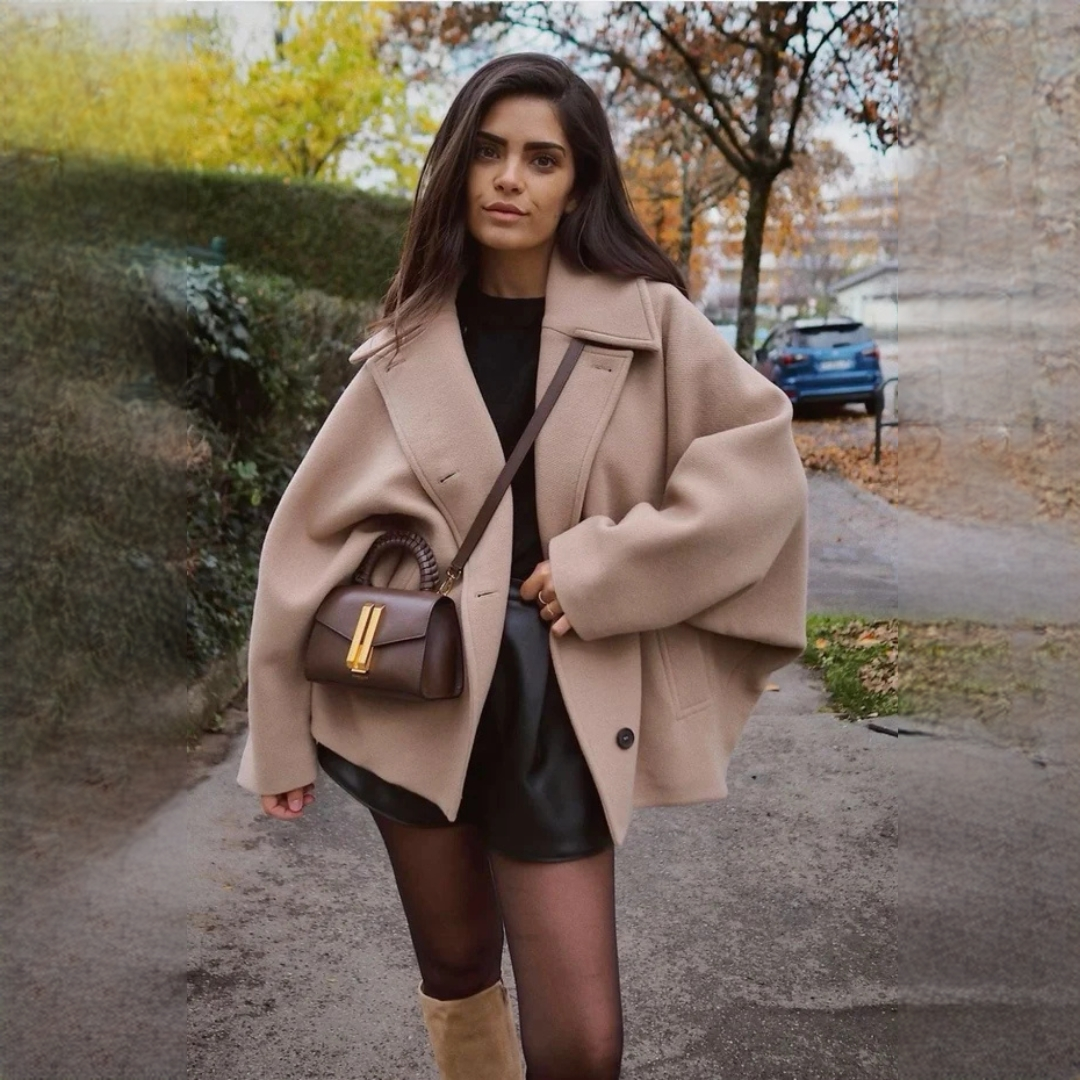 Hannah - Casaco oversize elegante e quente