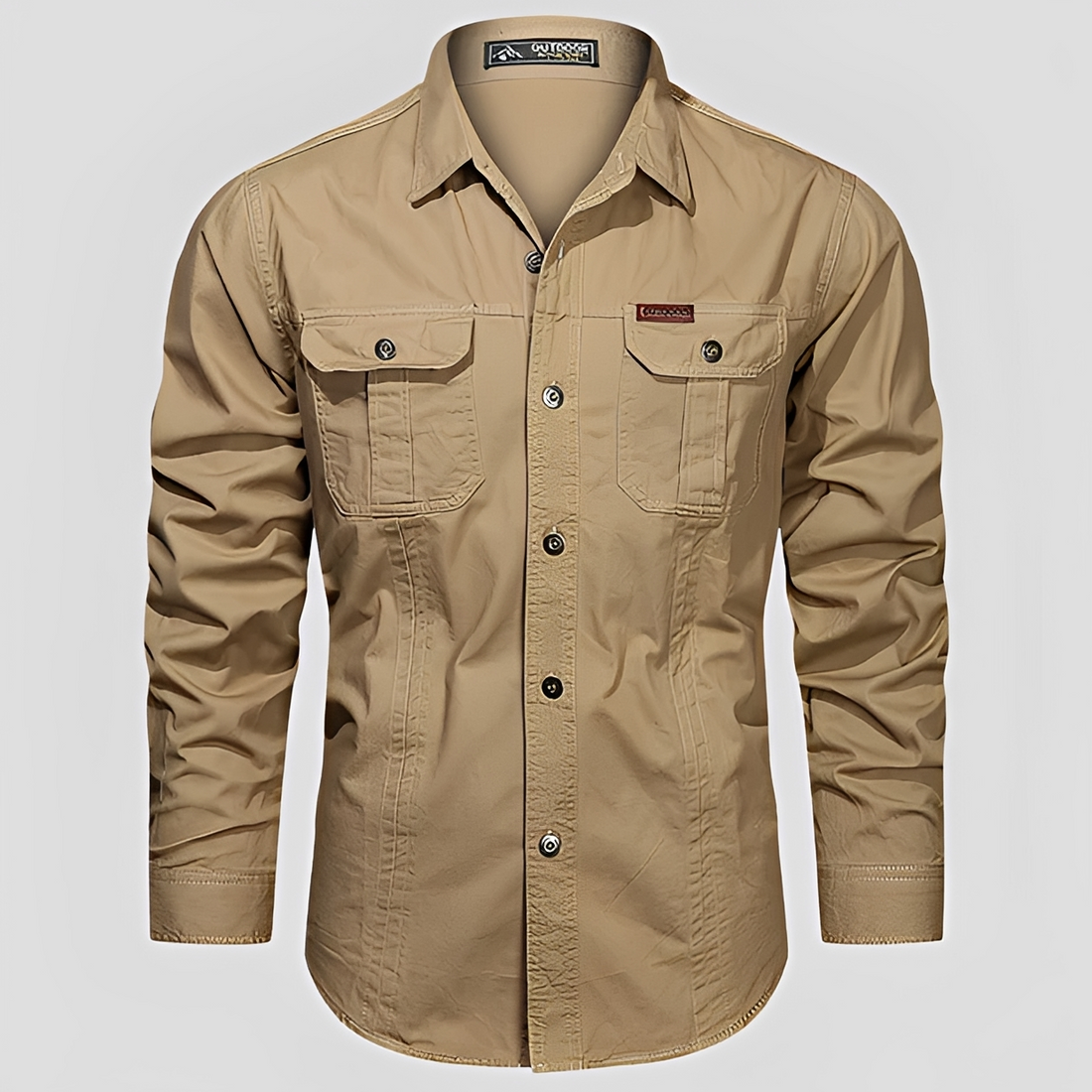 Randulph - Camisa casual e robusta