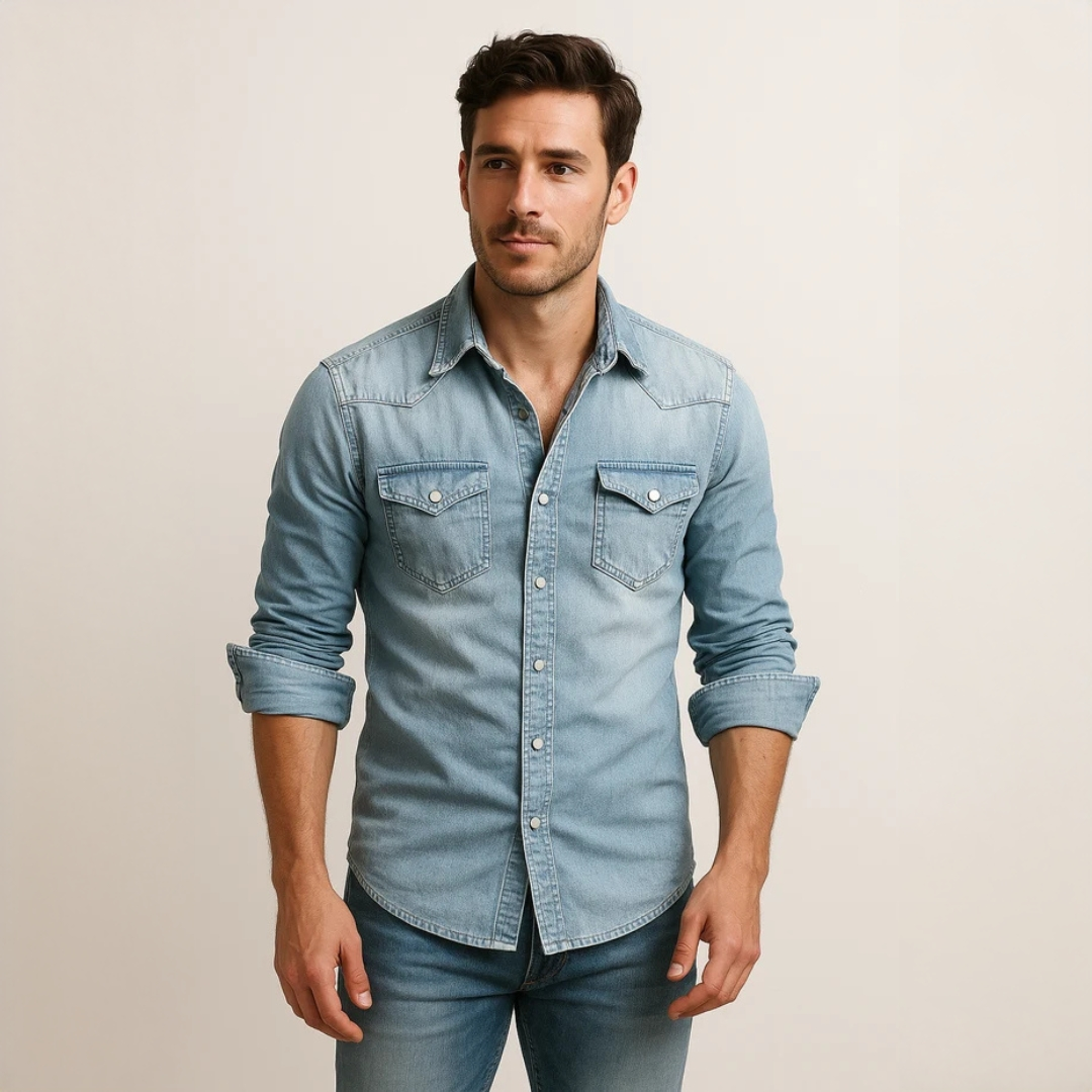 Yael - Camisa casual de mangas compridas