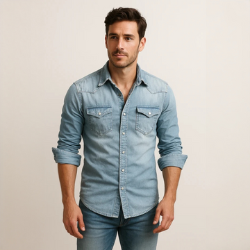 Yael - Camisa casual de mangas compridas