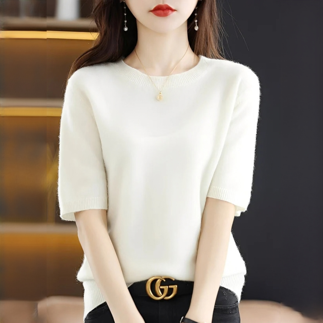 Blandine - Camiseta elegante e macia