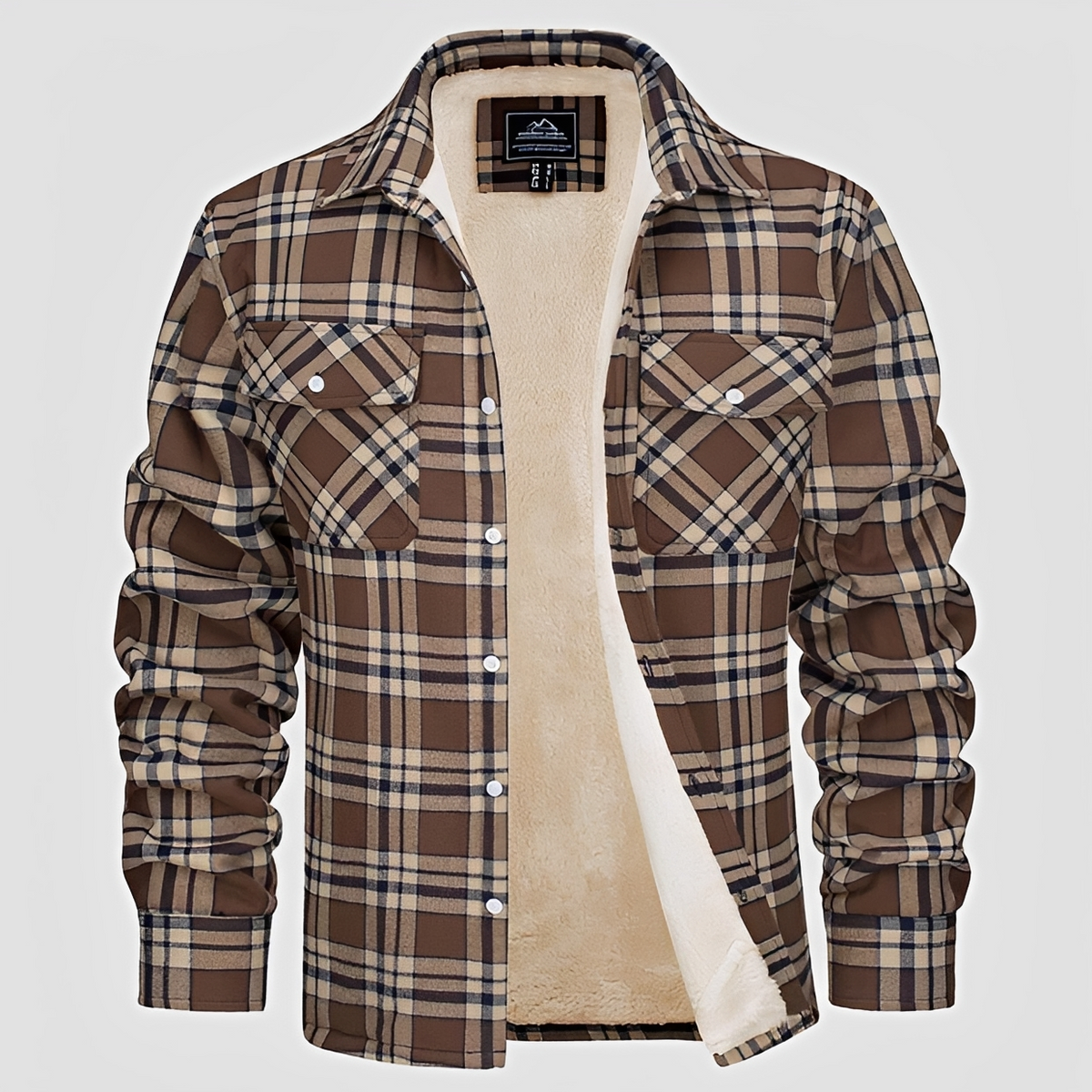 Marlon - Camisa Xadrez de Inverno Resistente