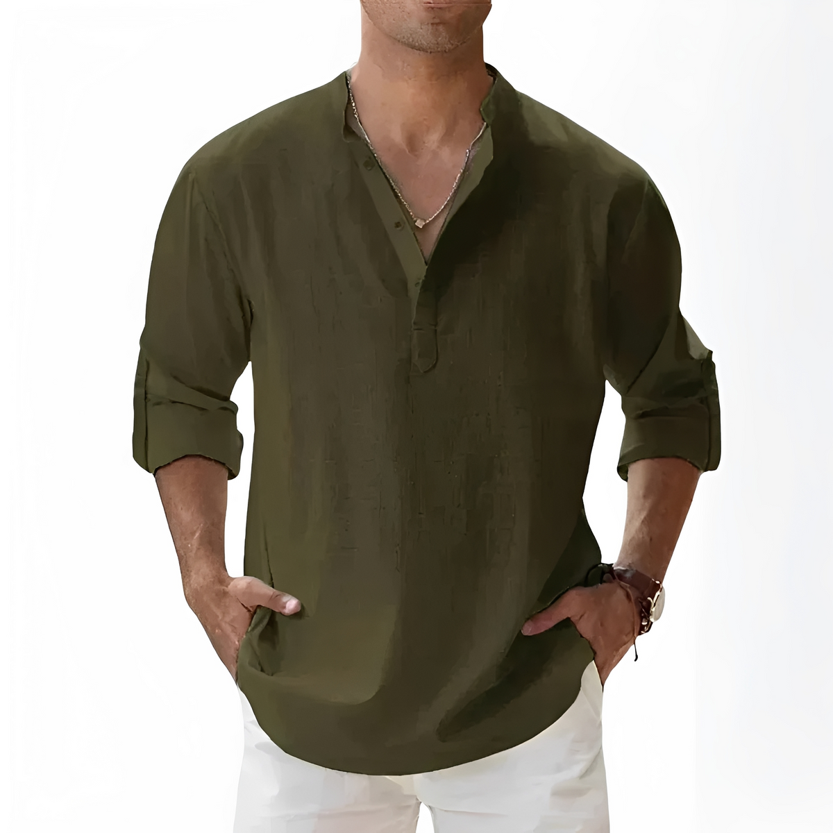 Luca - Camisa casual com mangas compridas