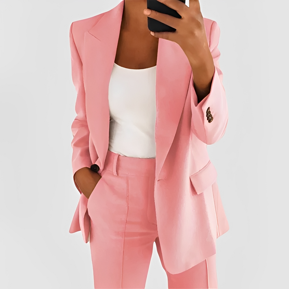 Patry - Conjunto elegante de blazer e calça
