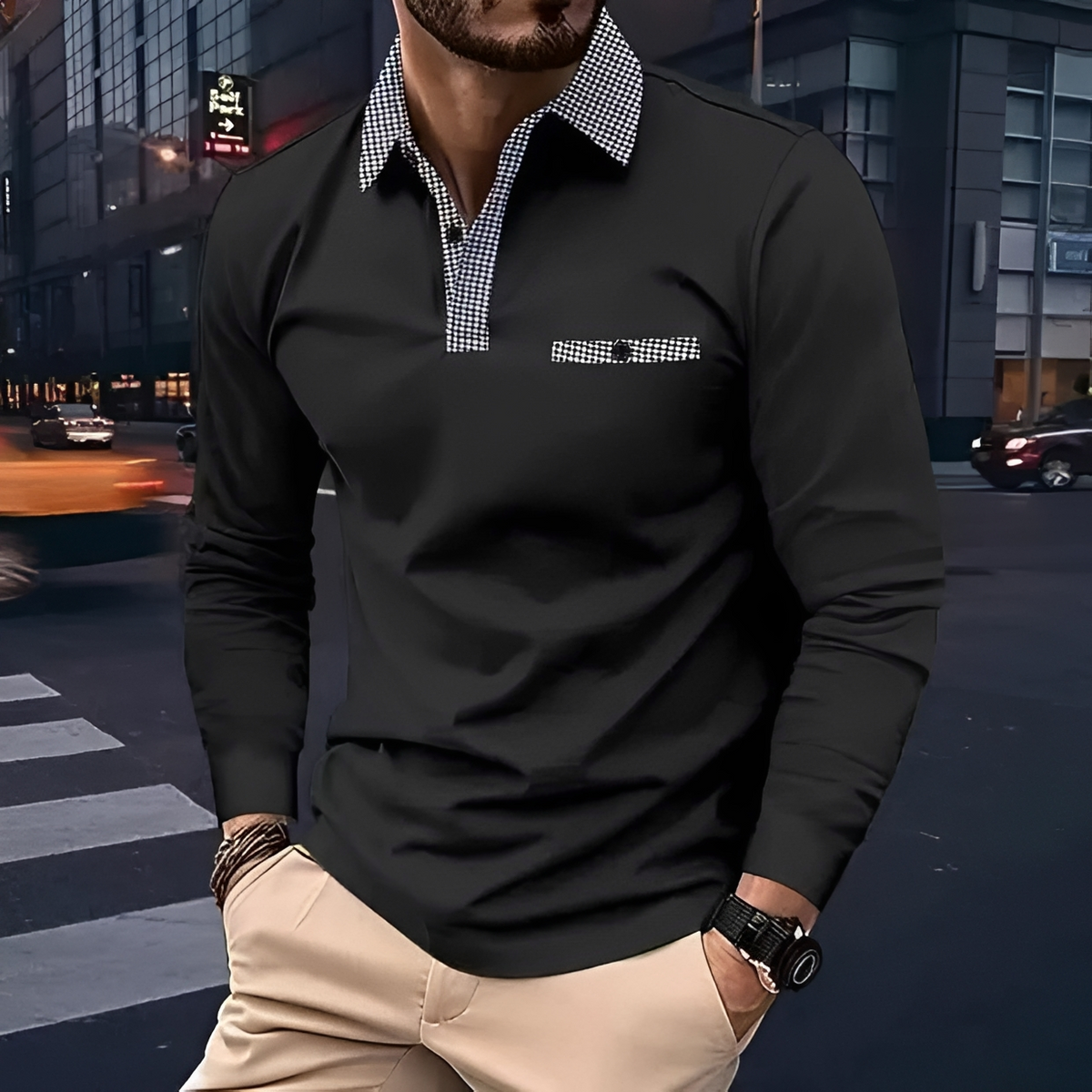 Dansel - Camisa robusta de mangas compridas