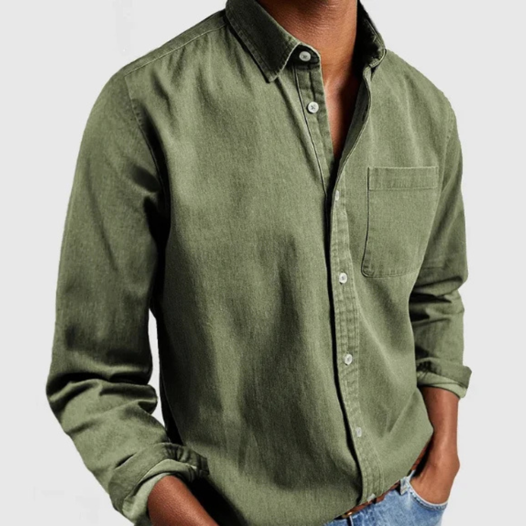 Harald - Camisa casual de mangas compridas