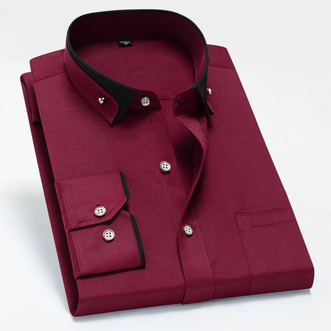 Tanner - Camisa clássica de mangas compridas