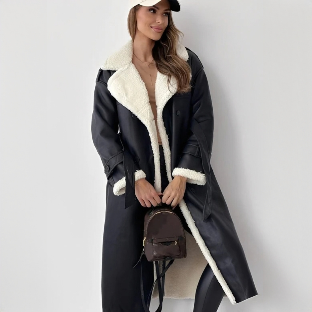 Sally - Casaco longo elegante e quente
