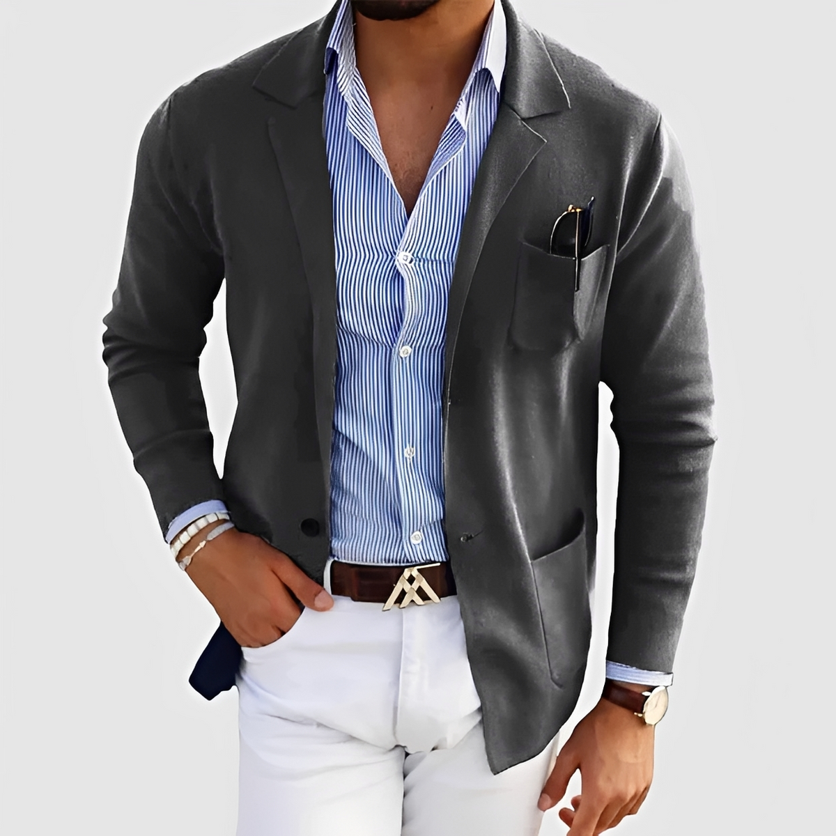 Olivier - Blazer robusto e casual