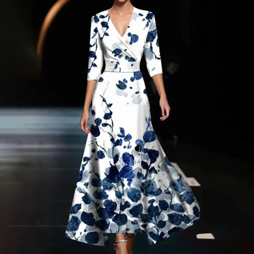 Yuna - Vestido envelope elegante