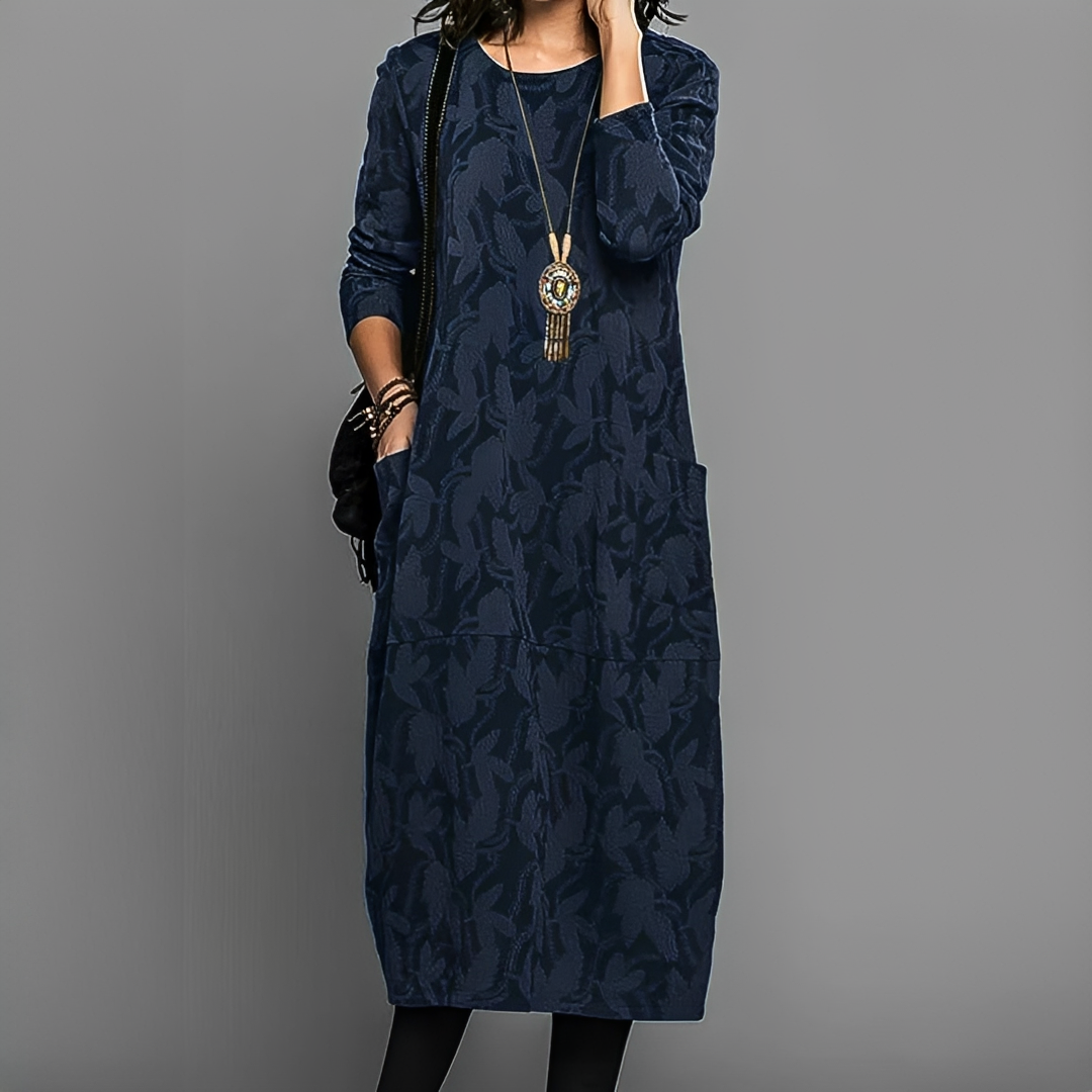 Alisha - Vestido de manga comprida elegante e cheio de estilo