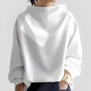 Romayne - Suéter de gola alta elegante e chique