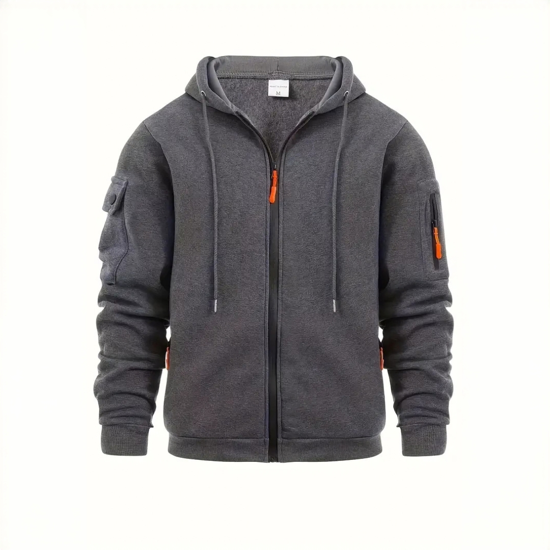 Ralph - Hoodie aconchegante com zíper
