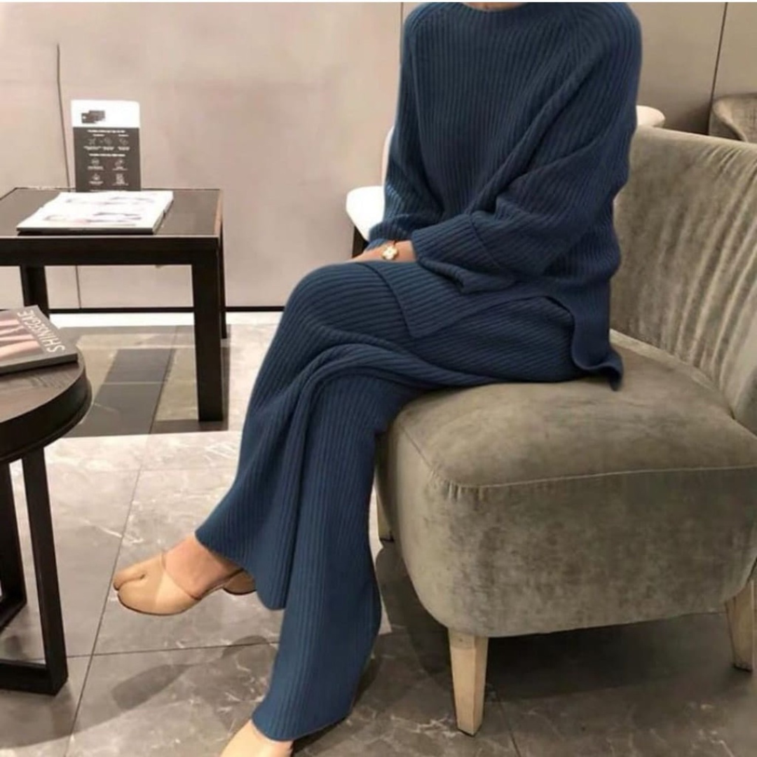 Samantha - Conjunto de pijama quente e macio