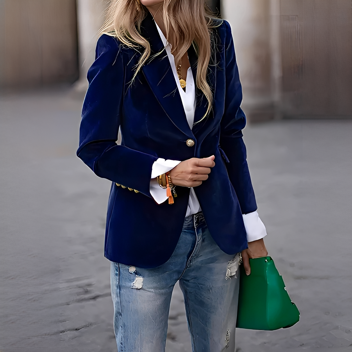 Alise - Blazer quente, elegante e chique