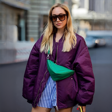 Fellaine - Jaqueta bomber oversized aconchegante
