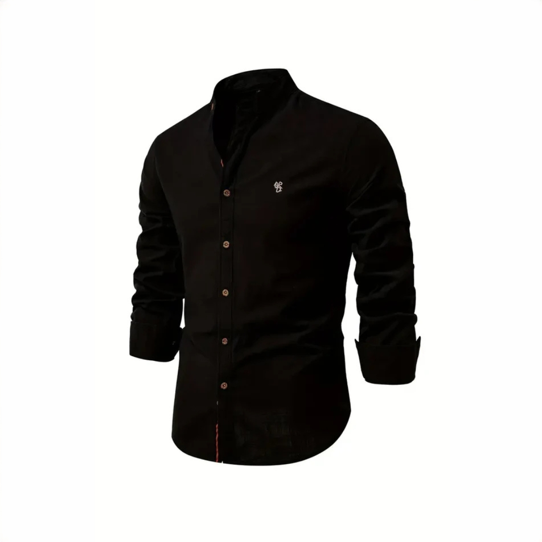 Kenjie - Camisa clássica com mangas compridas