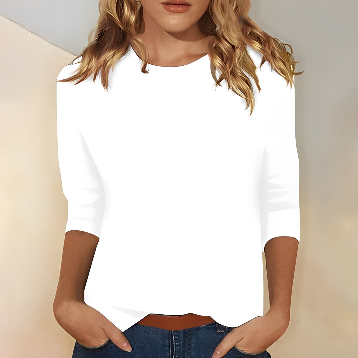 Kathlyn - Blusa elegante de mangas compridas