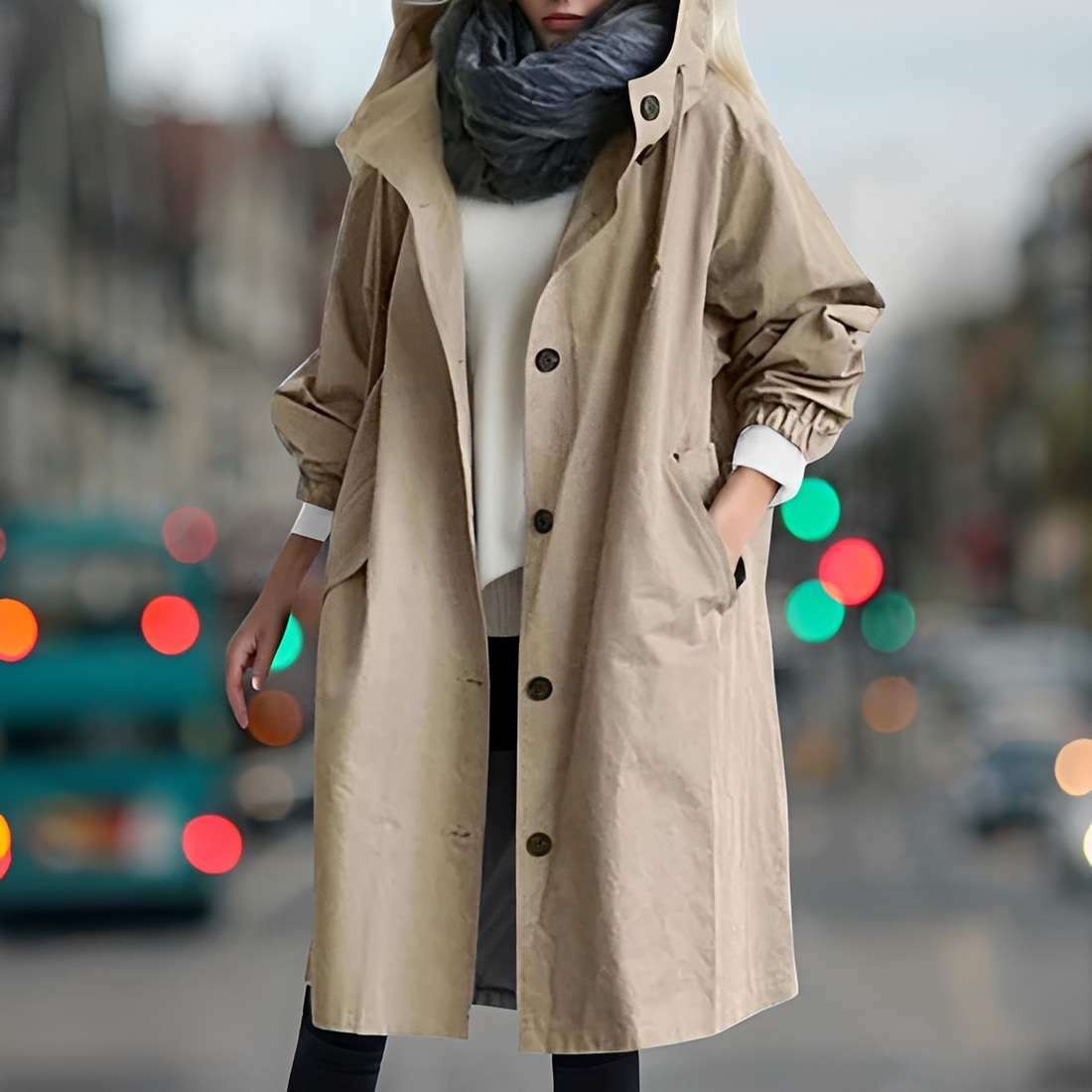 Ezza - Impermeável elegante e confortável