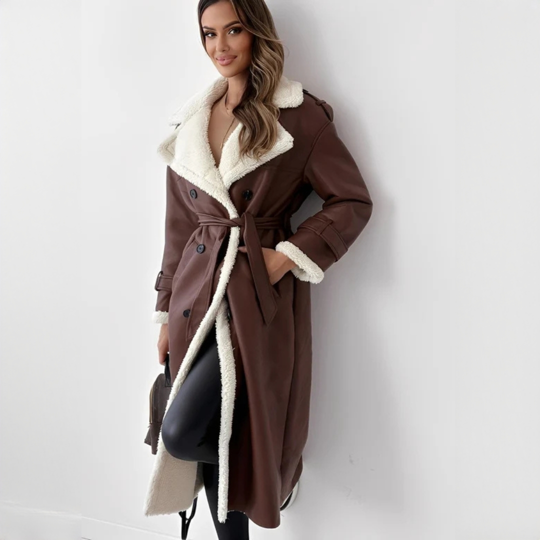 Sally - Casaco longo elegante e quente