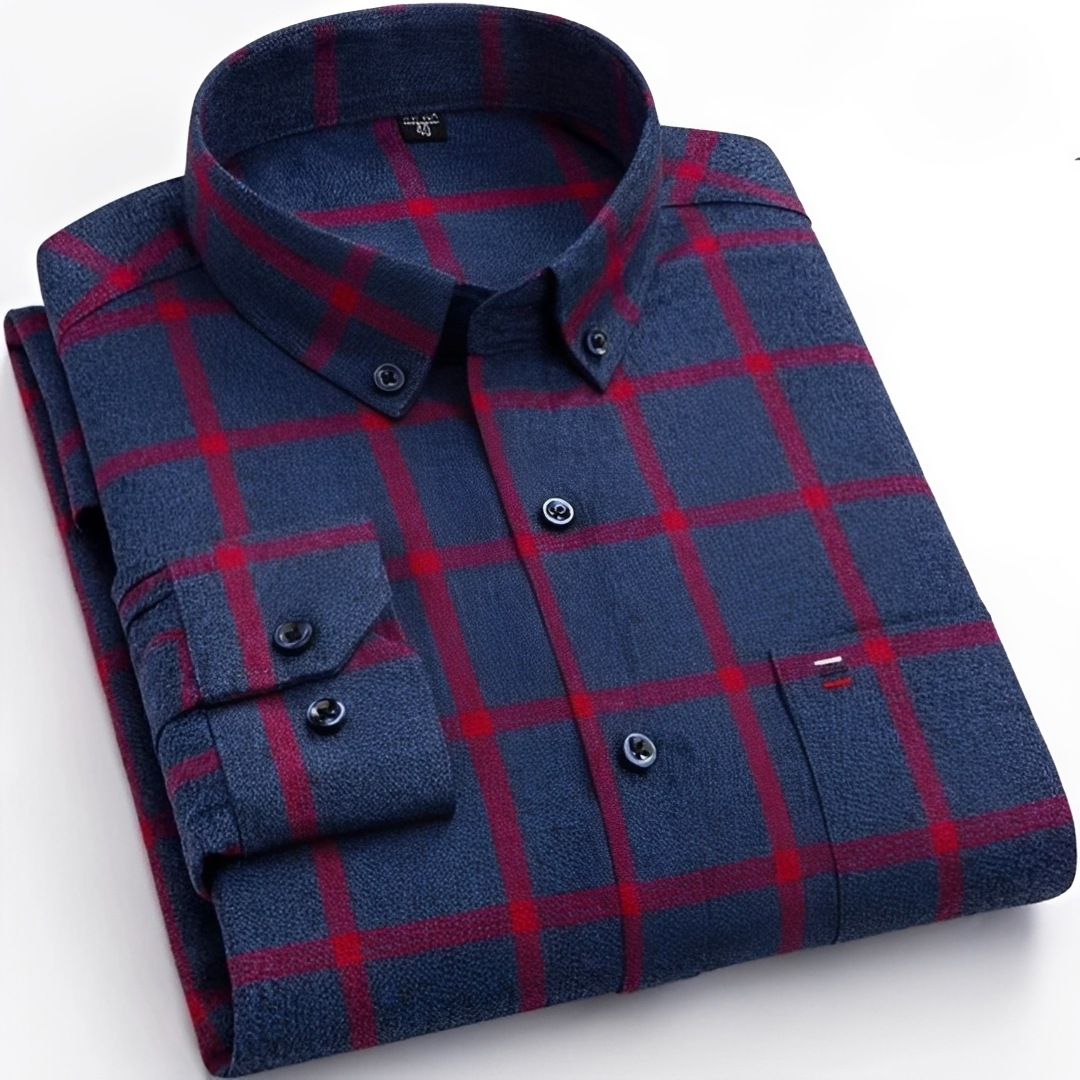 Louis - Camisa xadrez casual