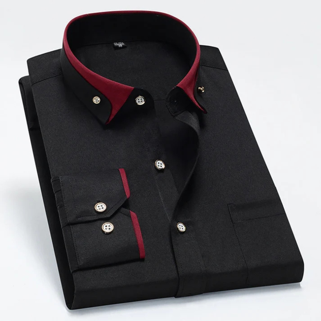 Tanner - Camisa clássica de mangas compridas
