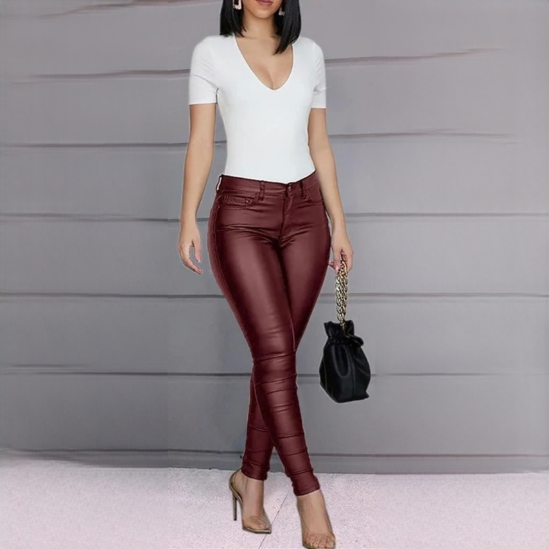 Dina - Calça slim-fit elegante e chique