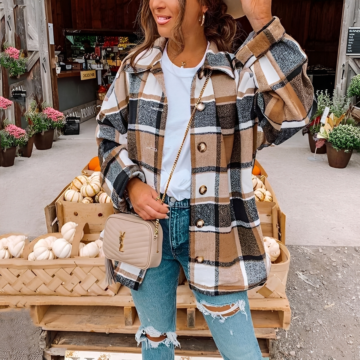 Anna - Camiseta oversize elegante e quente