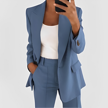 Patry - Conjunto elegante de blazer e calça