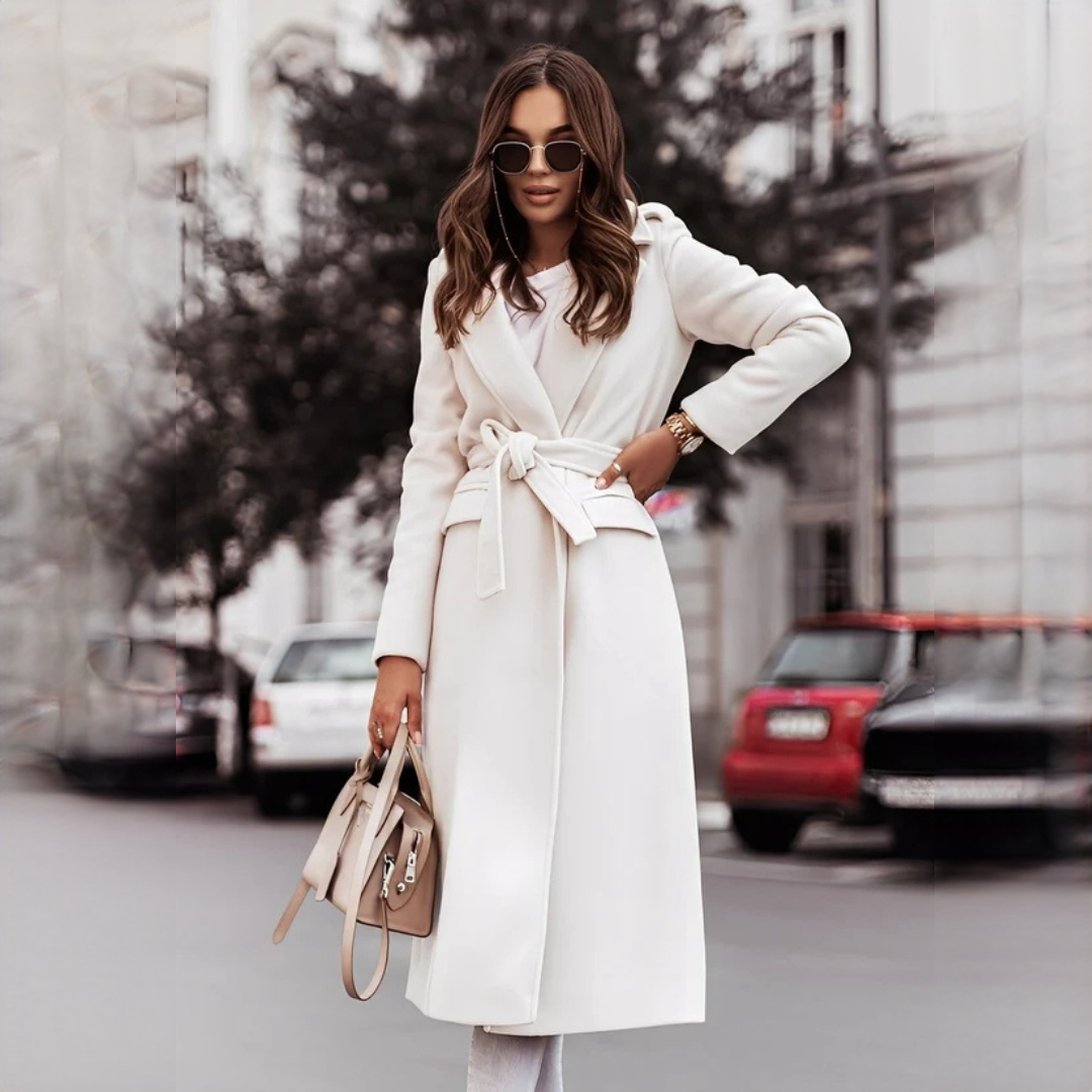Haylie - Casaco elegante com cinto
