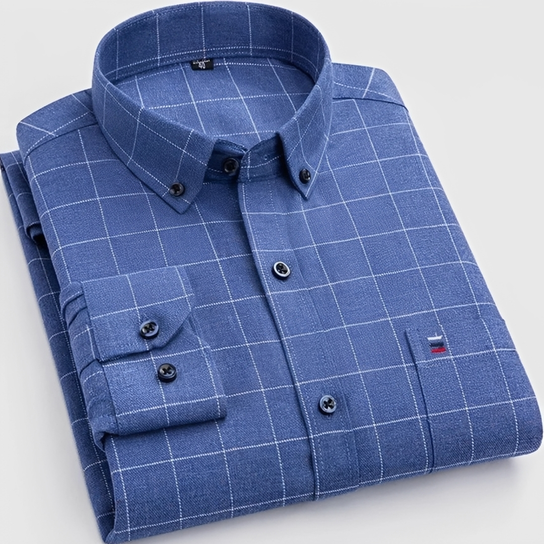 Louis - Camisa xadrez casual