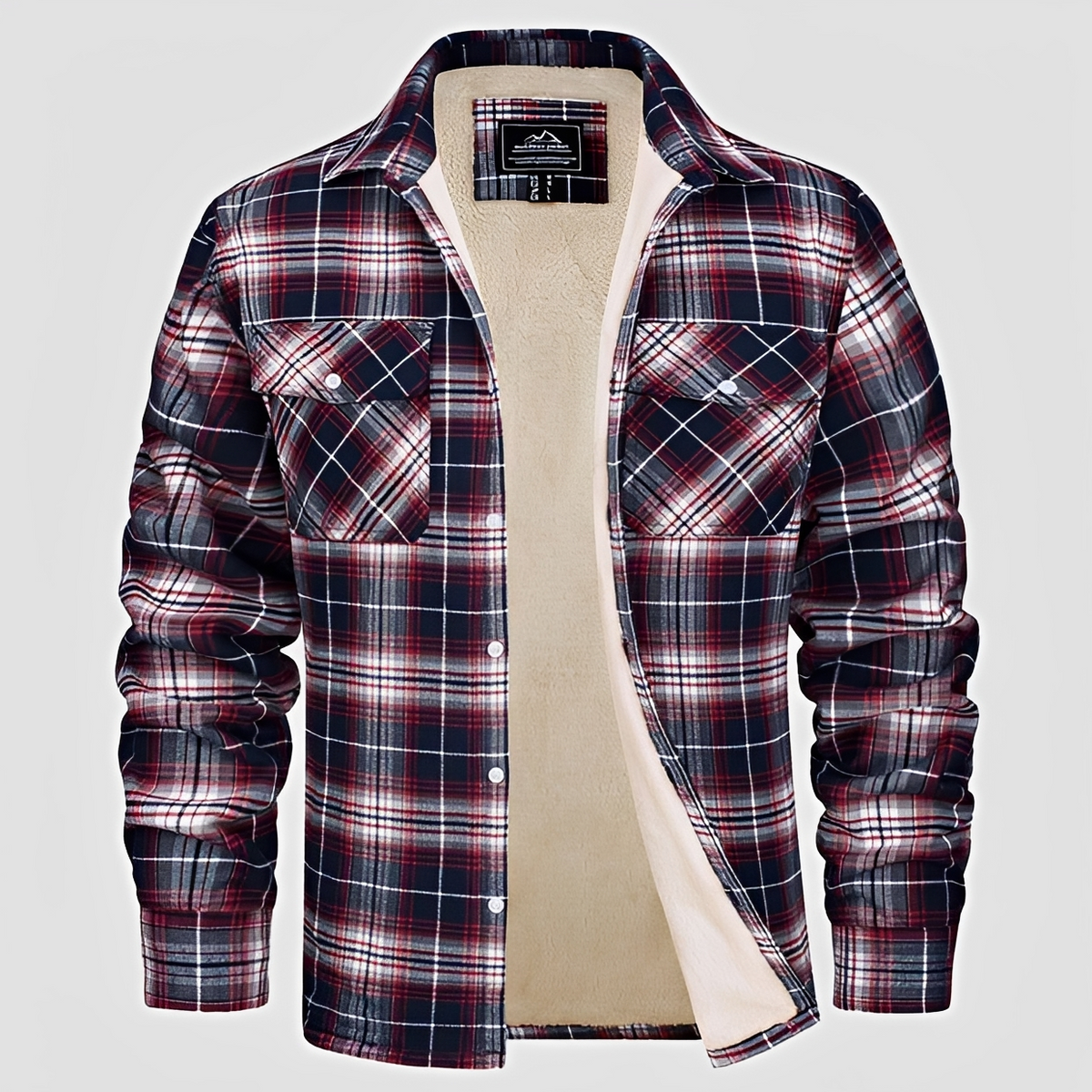 Marlon - Camisa Xadrez de Inverno Resistente