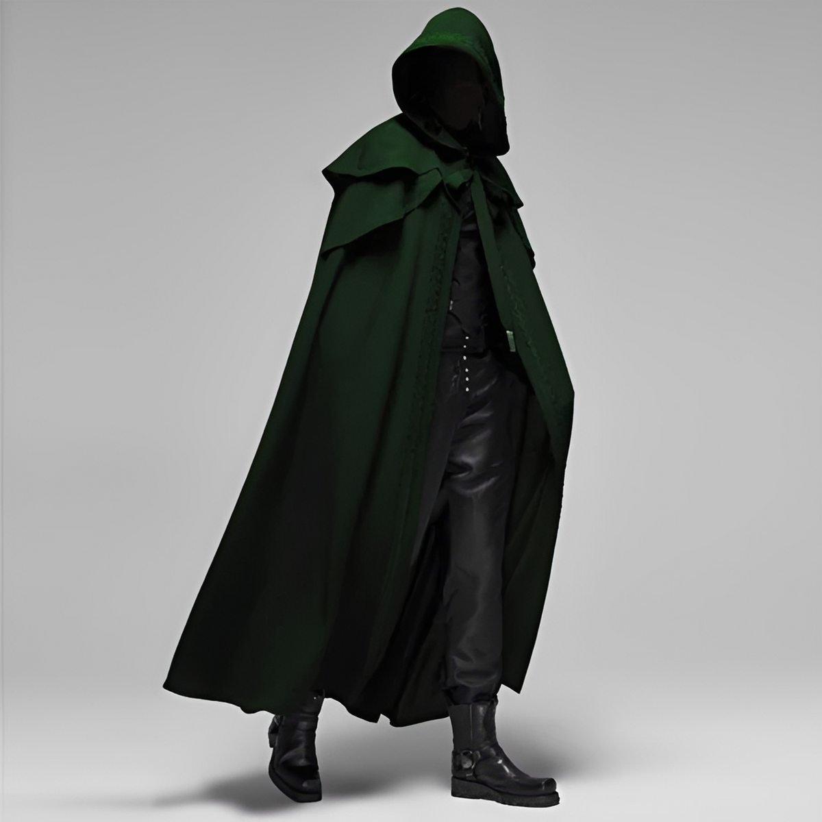 Lagratha - Capa com capuz elegante e gótica