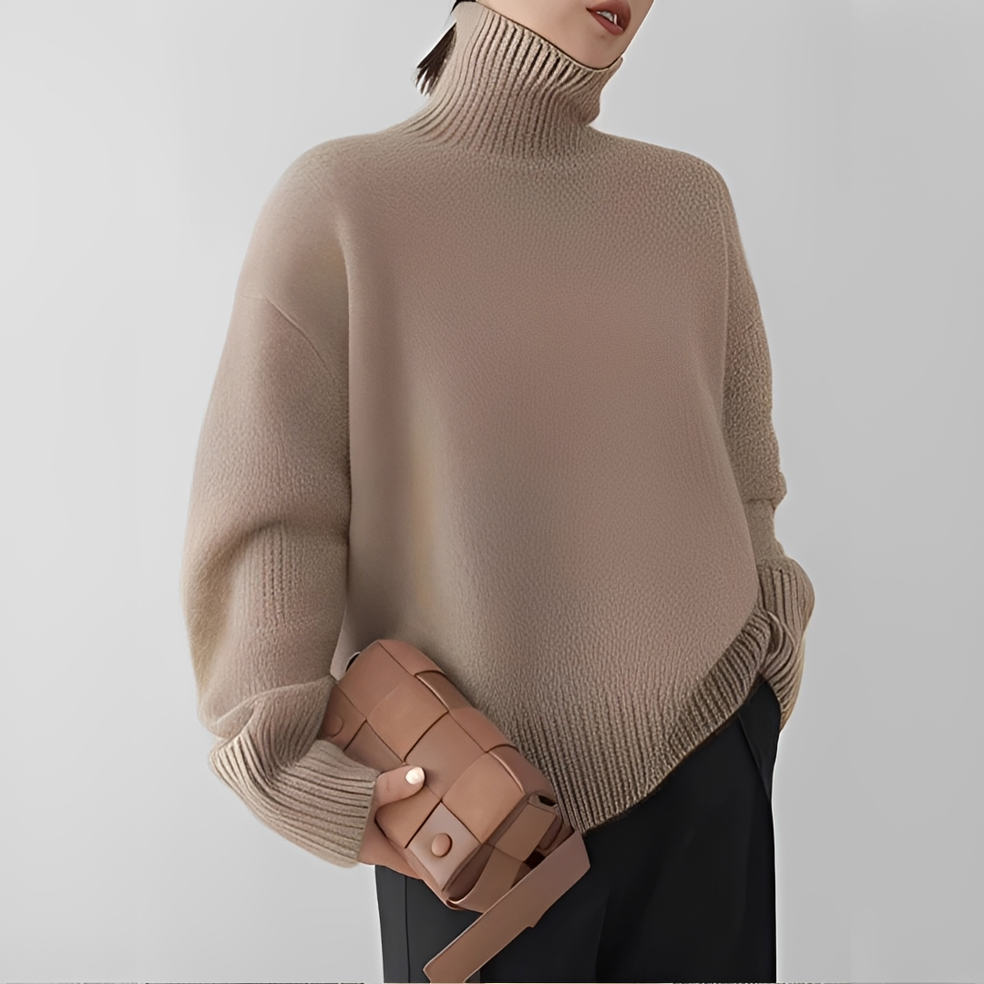 Adiene - Suéter de gola alta elegante e quentinho