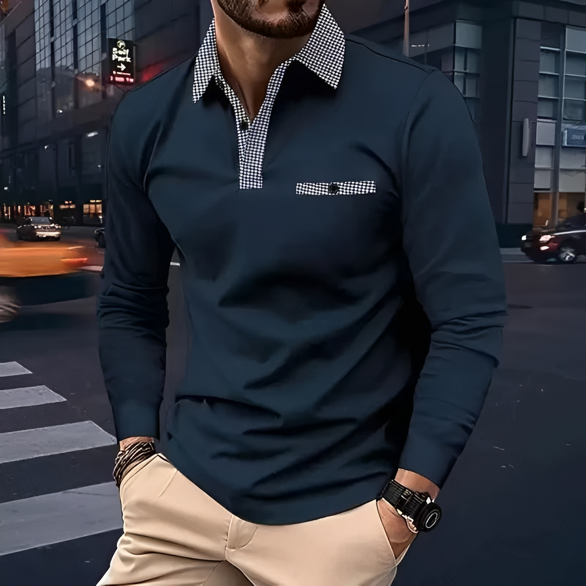 Dansel - Camisa robusta de mangas compridas