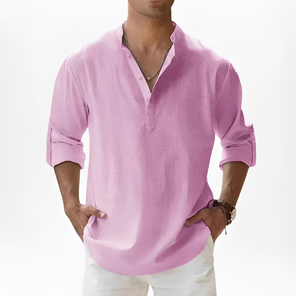 Luca - Camisa casual com mangas compridas