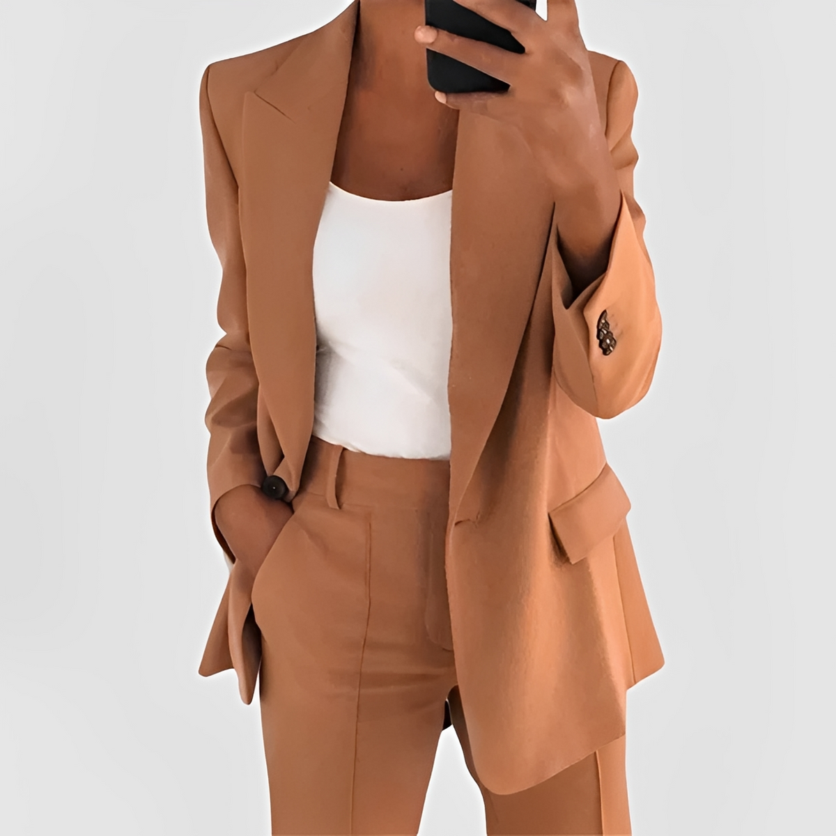 Patry - Conjunto elegante de blazer e calça