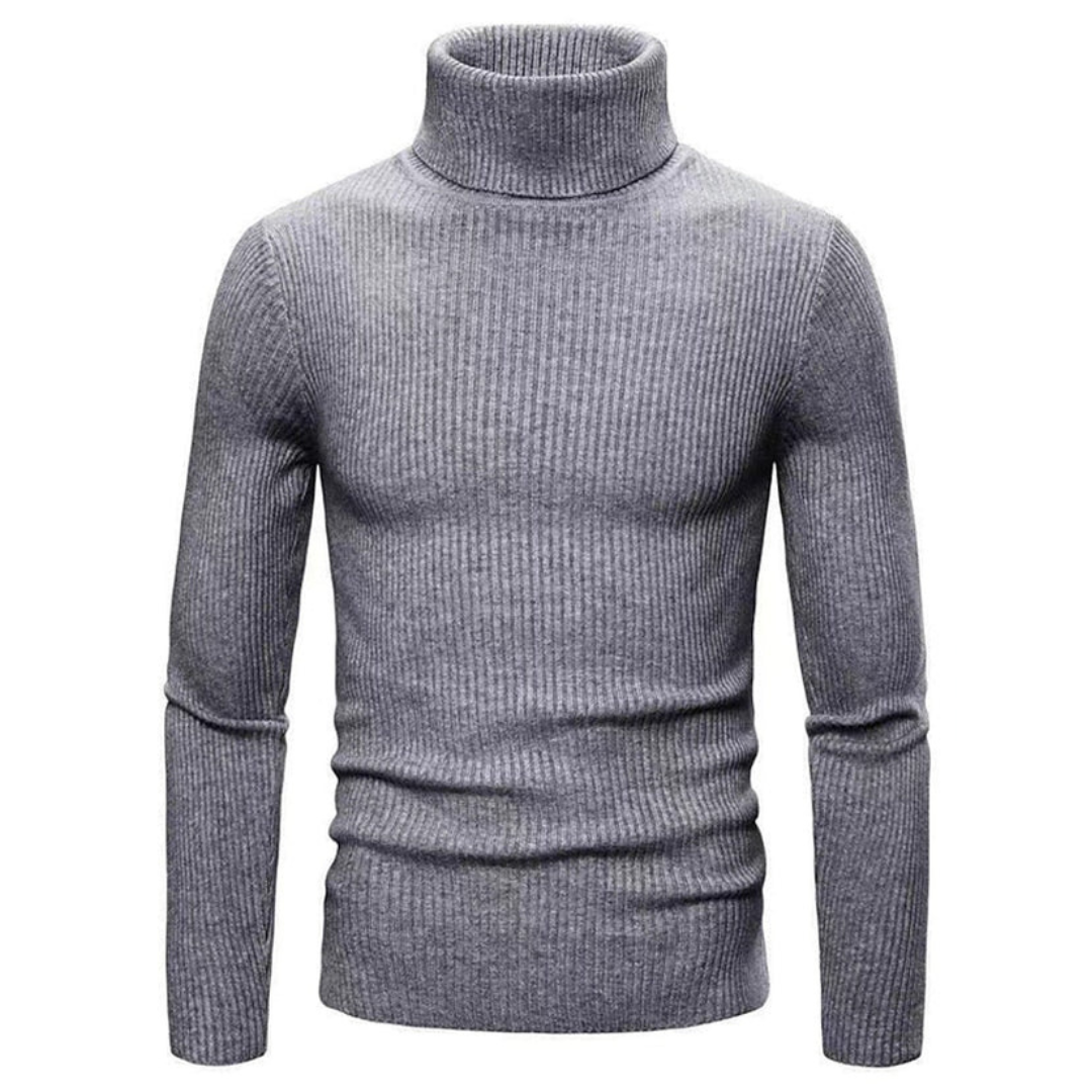 Carlos - Suéter com gola alta confortável e quente