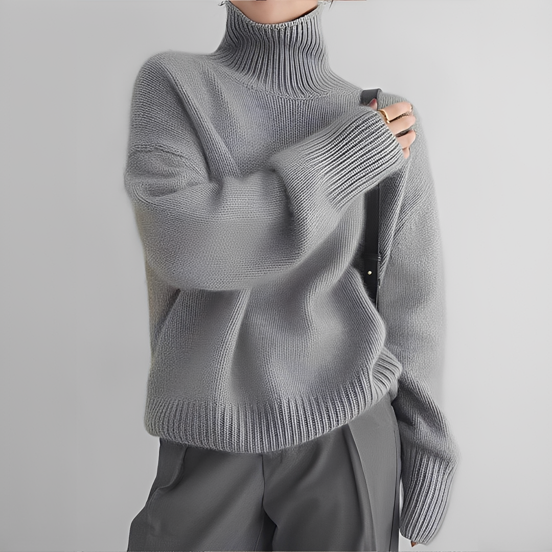 Adiene - Suéter de gola alta elegante e quentinho