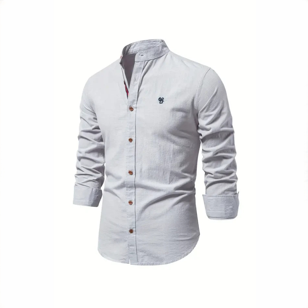 Kenjie - Camisa clássica com mangas compridas