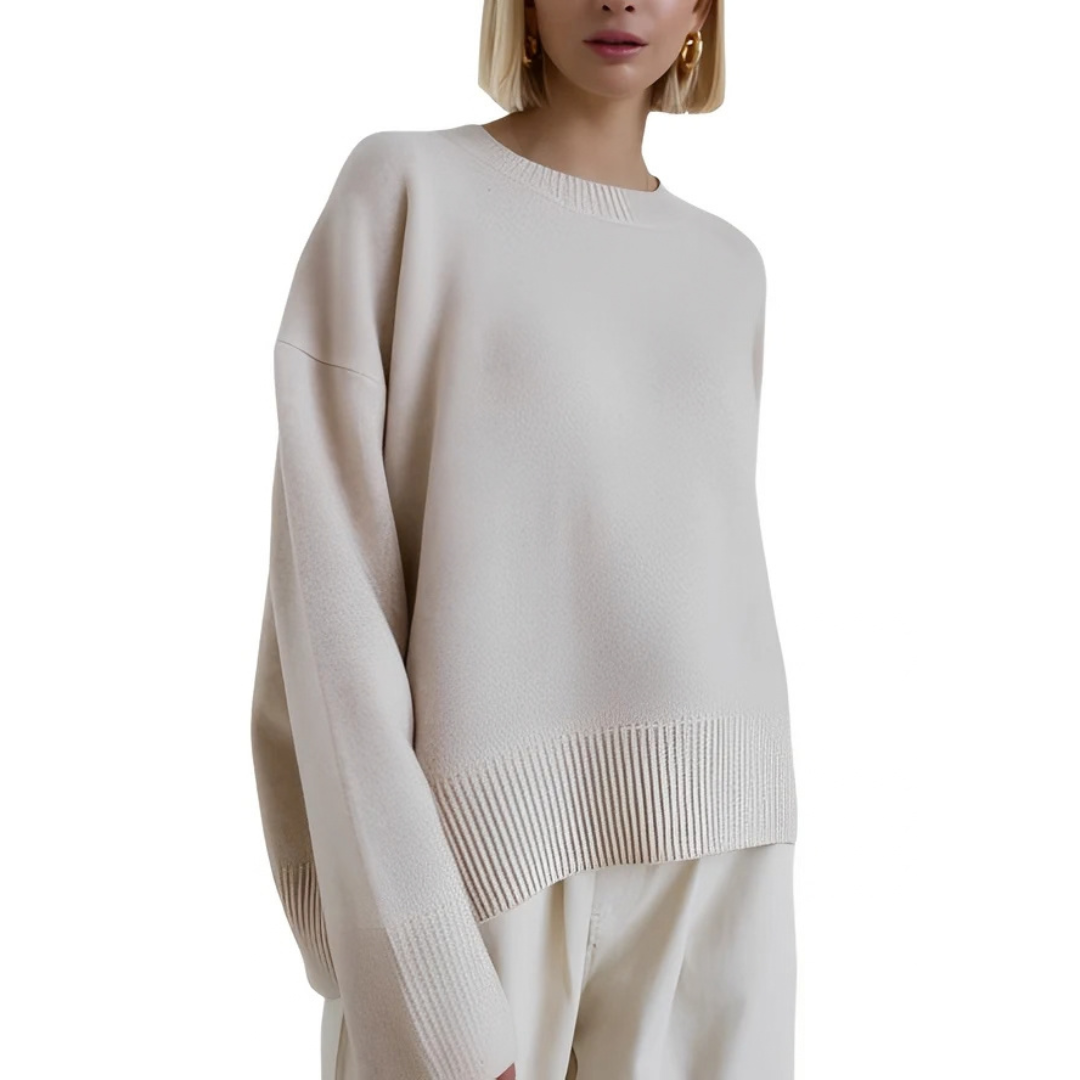 Pamella - Suéter oversize estiloso e quente
