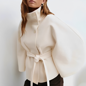 Ginabelle - Jaqueta com cinto elegante e aconchegante