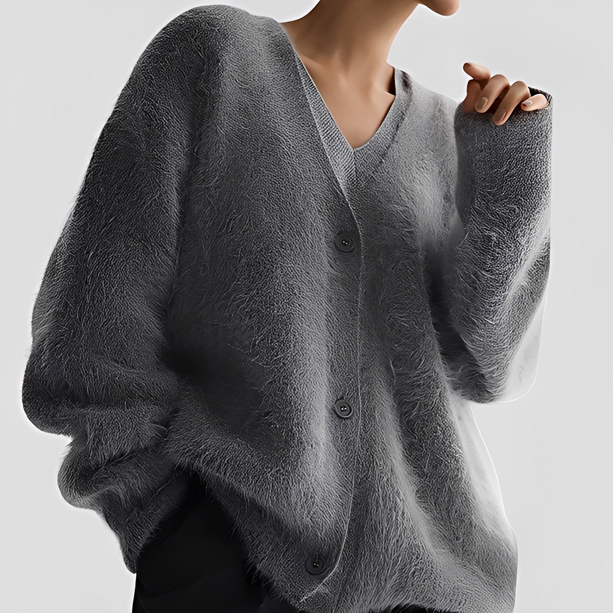 Erza - Suéter oversize macio e aconchegante