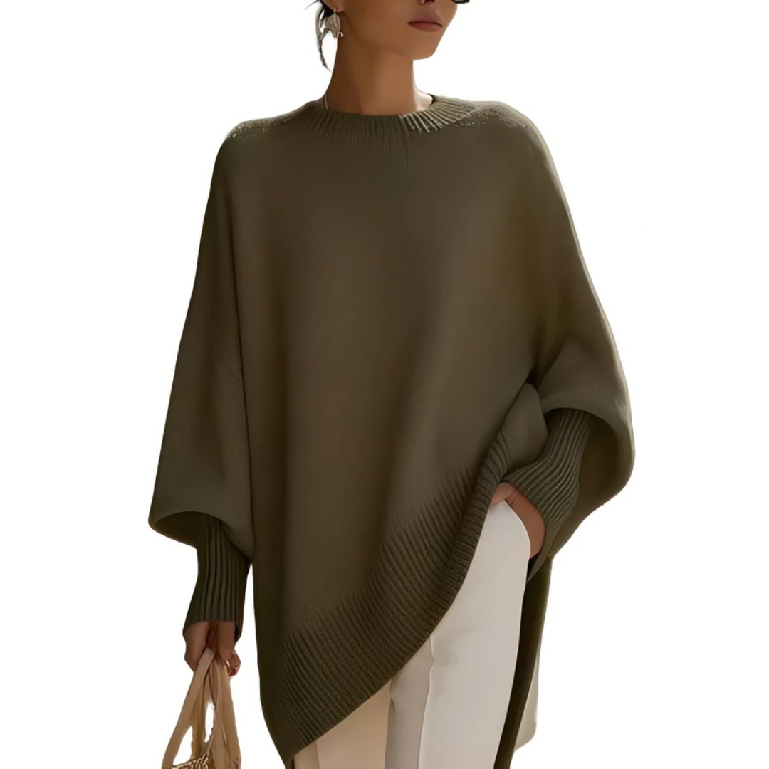 Pamella - Suéter oversize estiloso e quente