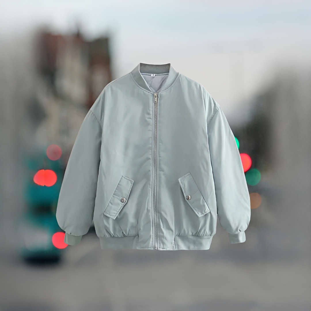 Fellaine - Jaqueta bomber oversized aconchegante