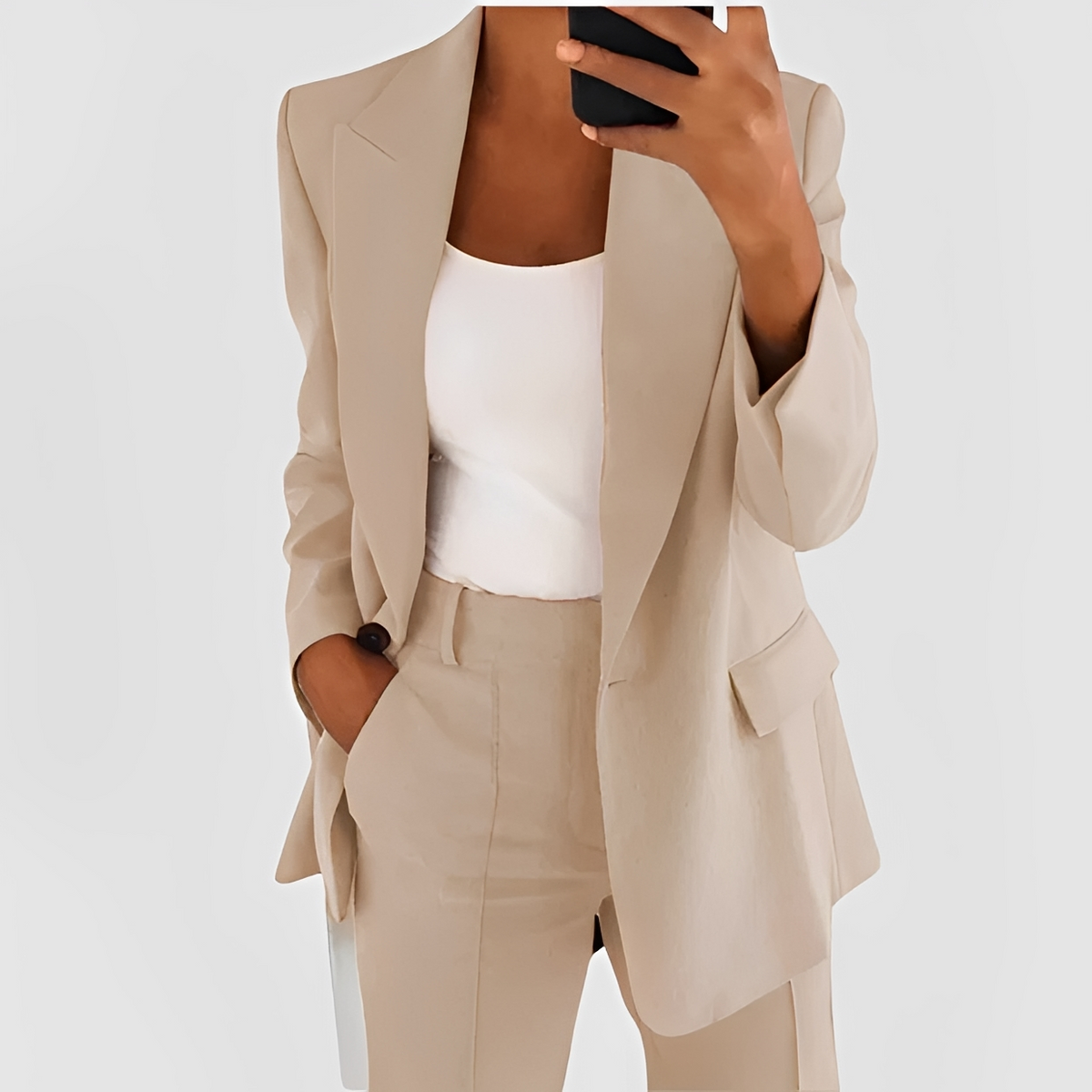 Patry - Conjunto elegante de blazer e calça