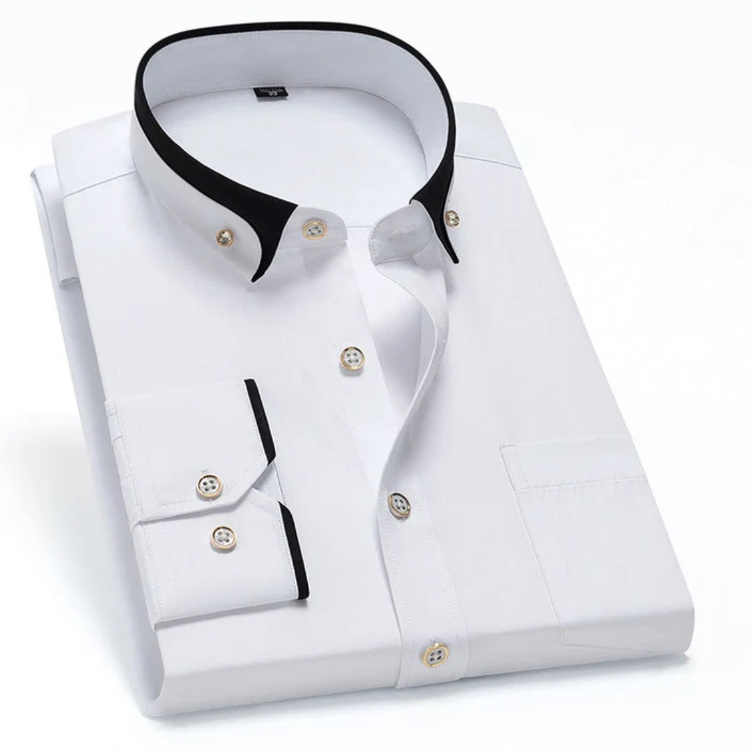 Tanner - Camisa clássica de mangas compridas